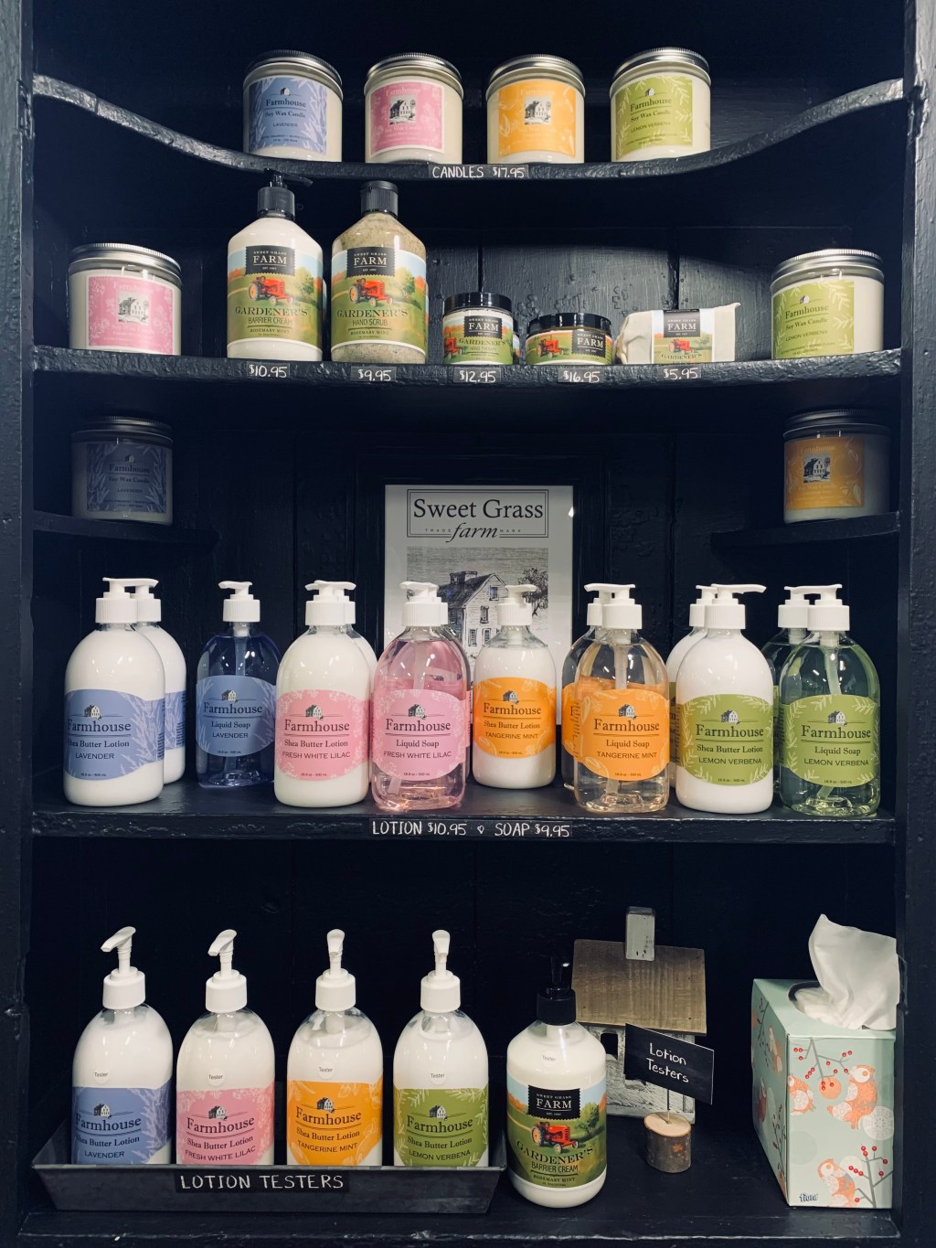 Sweet Grass Farm Soaps, Lotions, and&nbsp;Candles