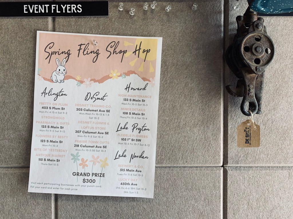 Spring Fling Shop Hop (April 13-18) – Win $300